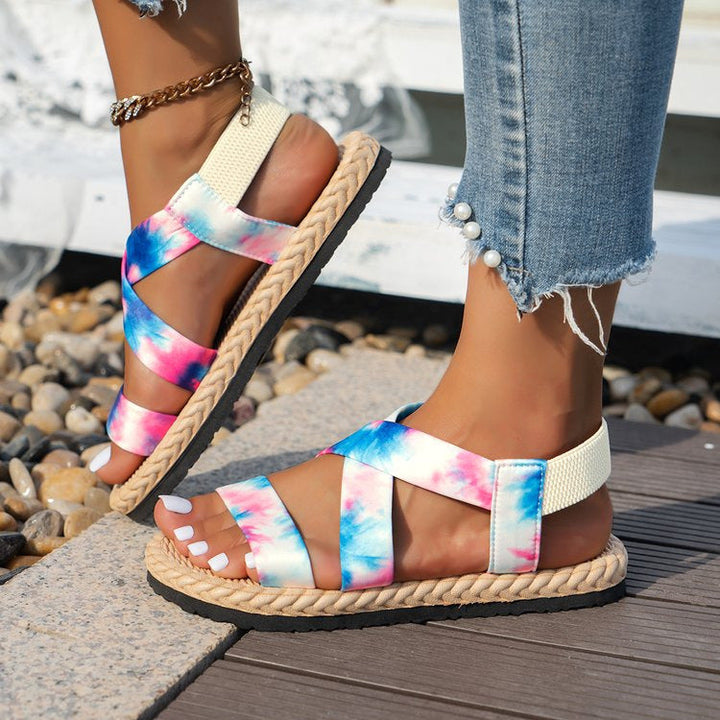 SKYLAR | BRAIDED PLATFORM ESPADRILLE SANDALS