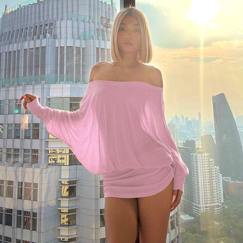 VALENCIA™ – Elegant Off-Shoulder Evening Mini Dress