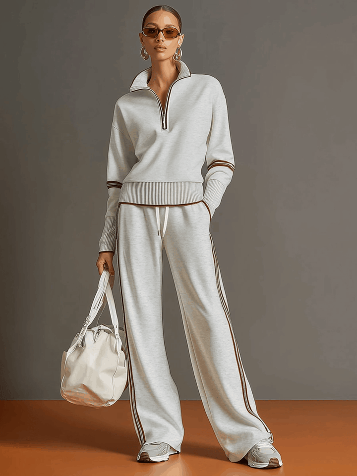 Elaine | Wide-Leg Trouser and Blouse Set