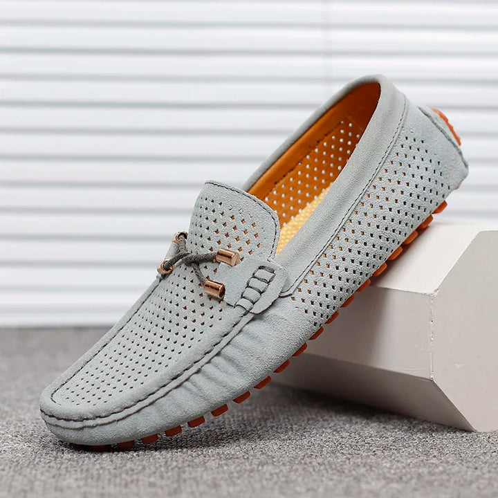 Gordon | Perforated Leather Loafers