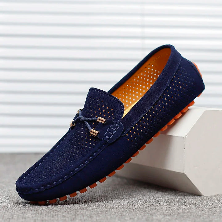 Gordon | Perforated Leather Loafers
