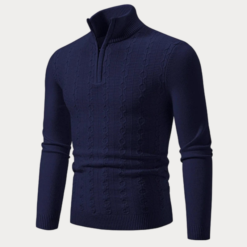 ALFRED™ – Slim-Fit Half-Zip Sweater for Men