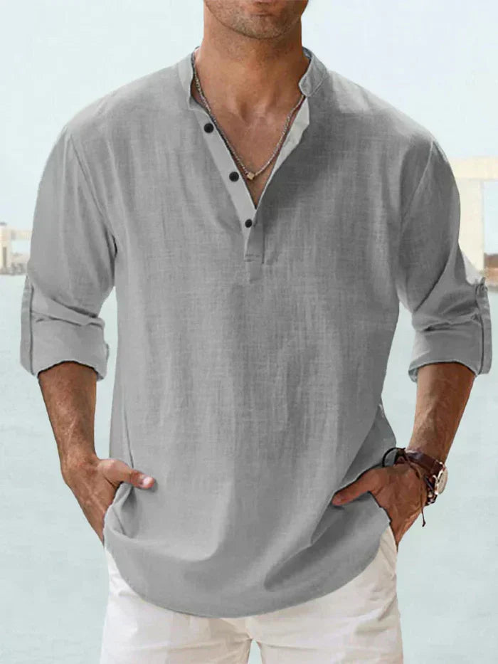Joshua | Long Sleeve Summer Shirt
