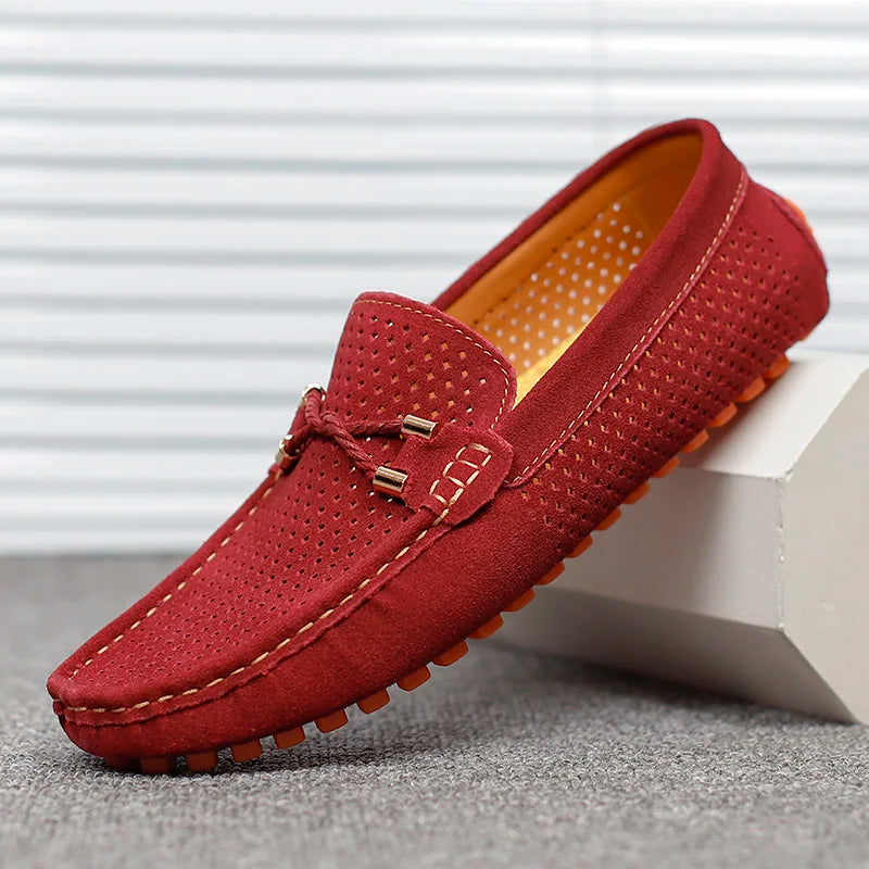 Gordon | Perforated Leather Loafers