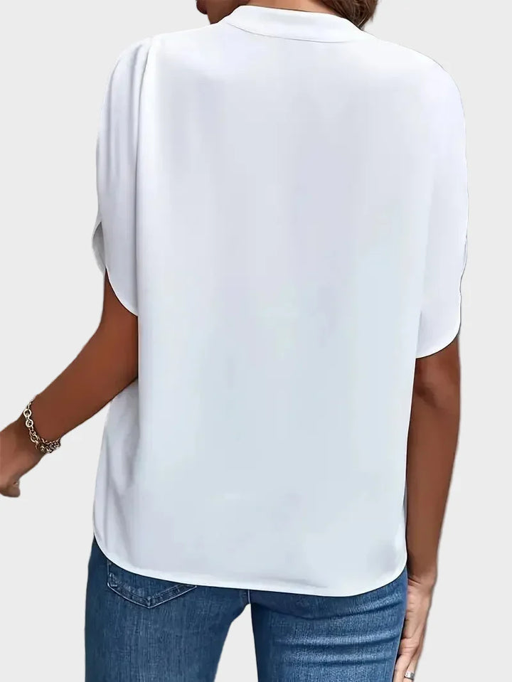 Vivienne | V-Neck Flowing Blouse