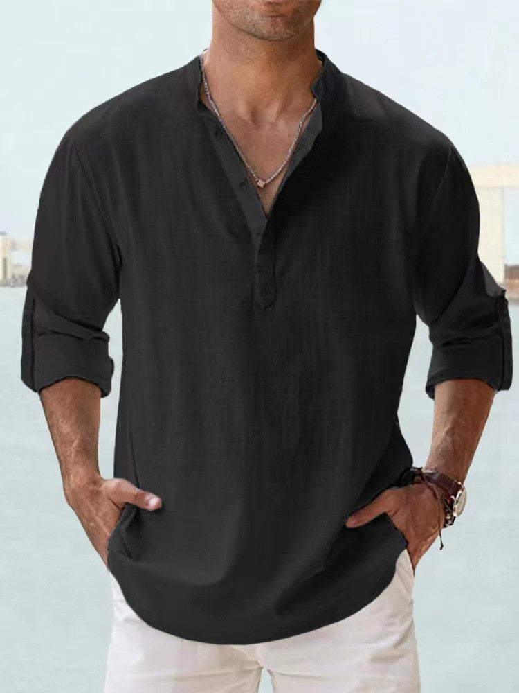 Glen | Breathable Linen Shirt