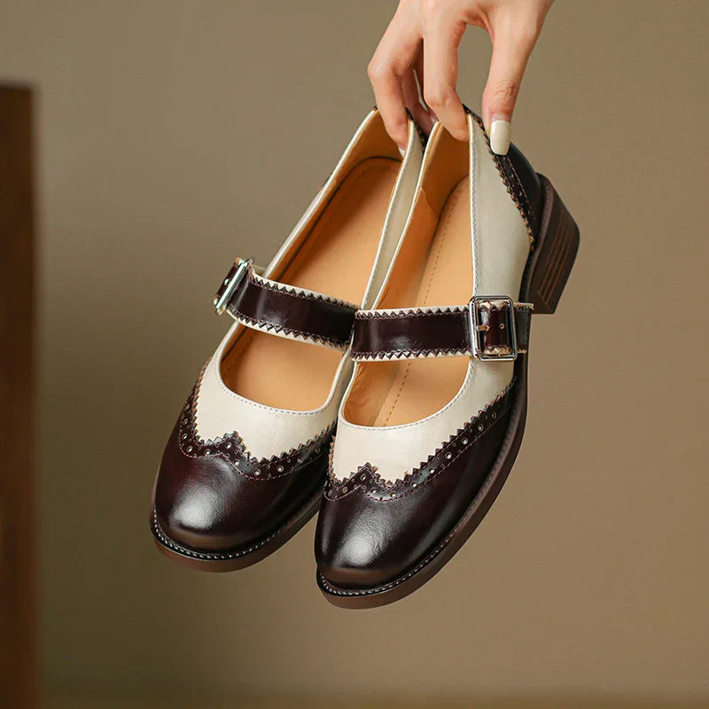 Helen™ | Leather Mary Jane Shoes