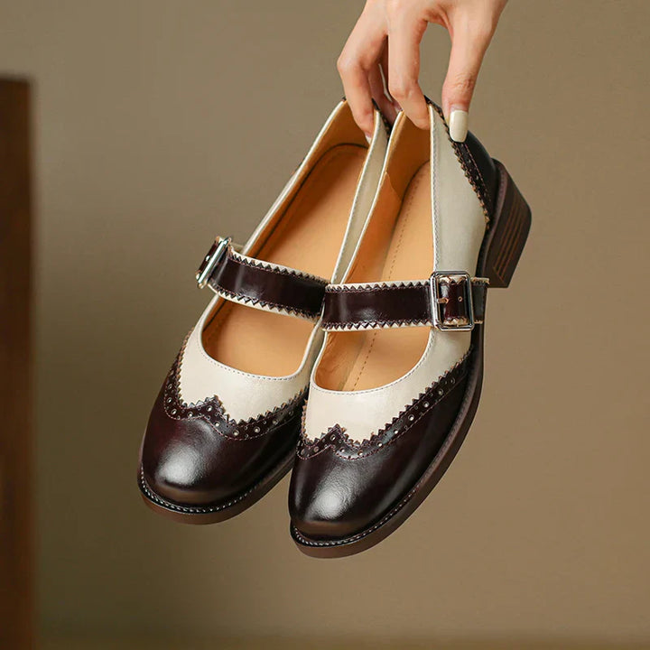 Helen™ | Leather Mary Jane Shoes
