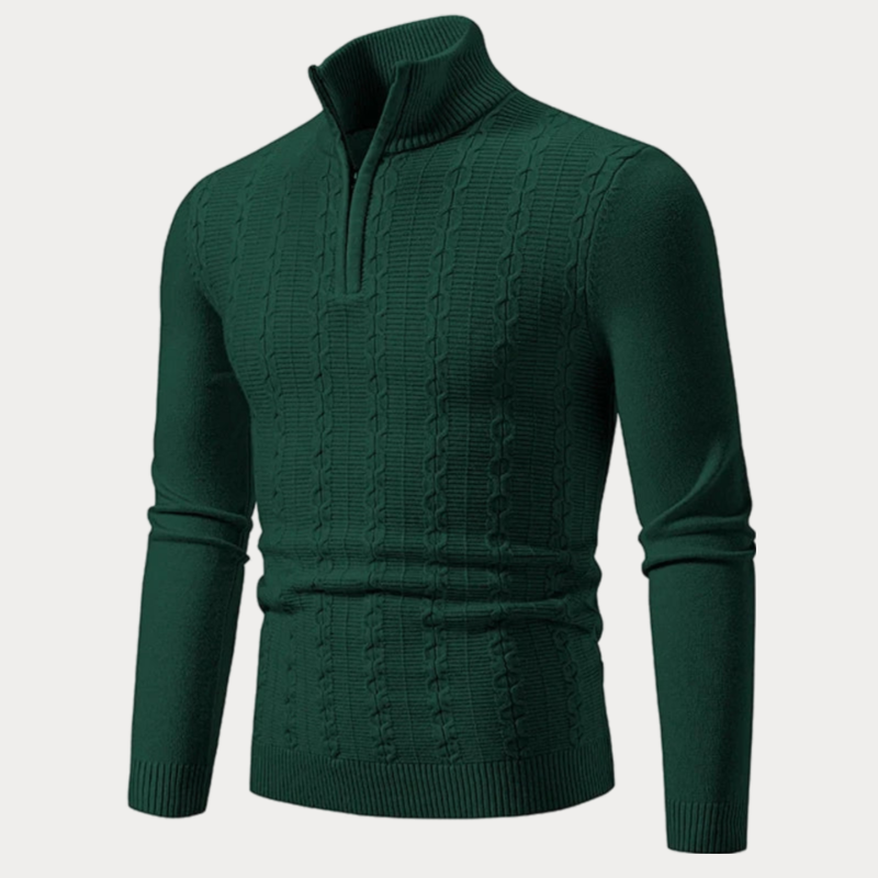 ALFRED™ – Slim-Fit Half-Zip Sweater for Men