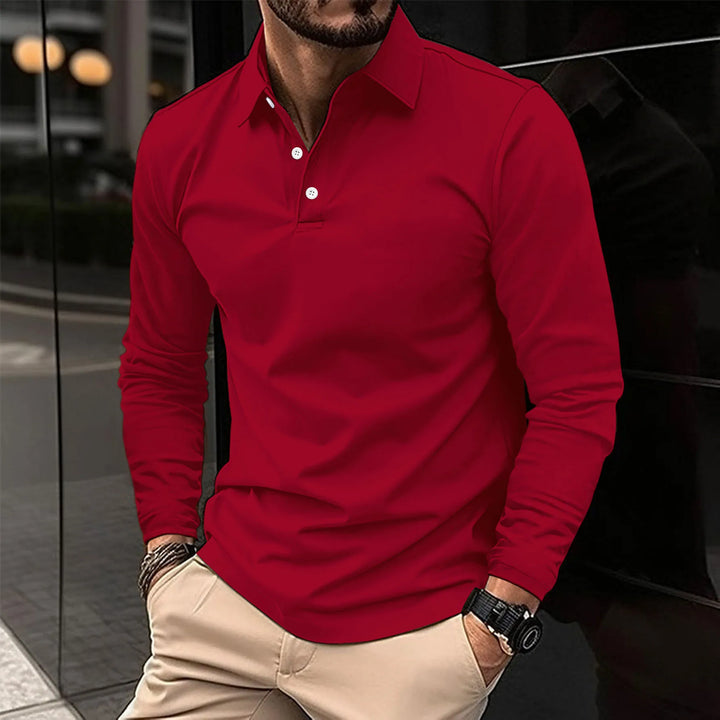 Luca | Classic Long Sleeve Polo
