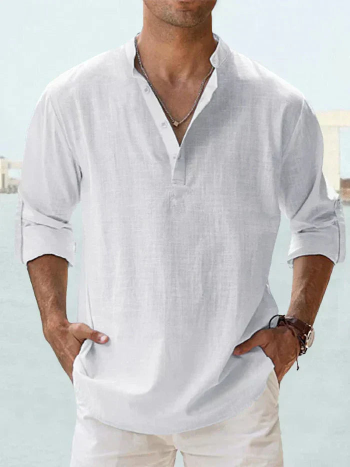Joshua | Long Sleeve Summer Shirt
