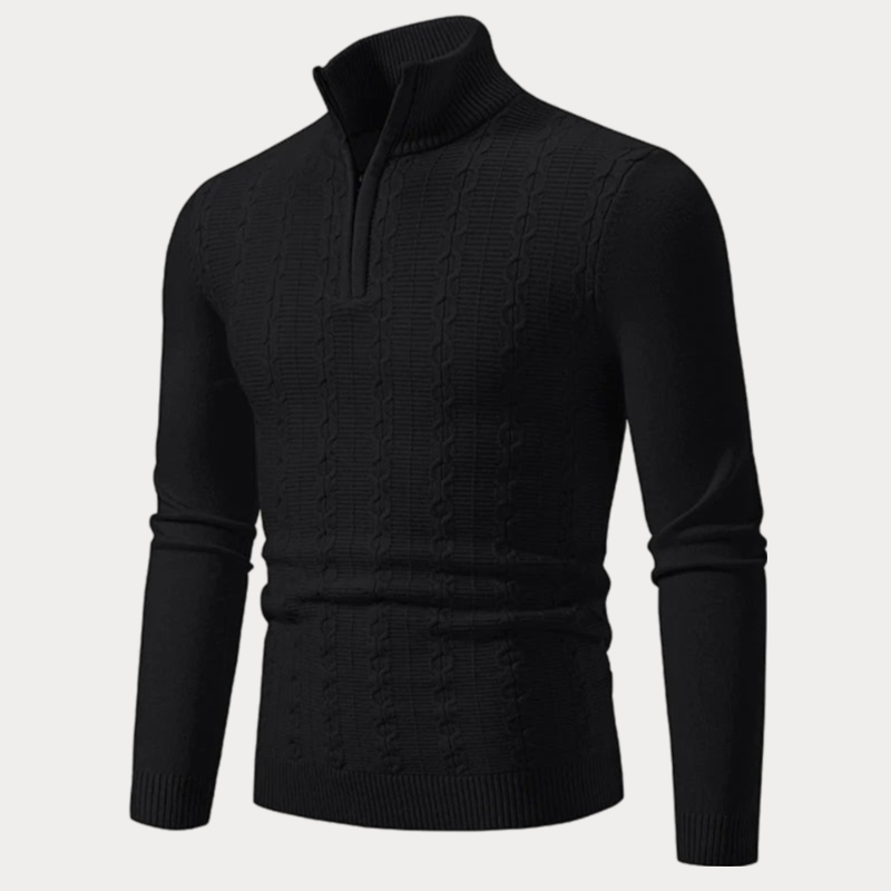ALFRED™ – Slim-Fit Half-Zip Sweater for Men