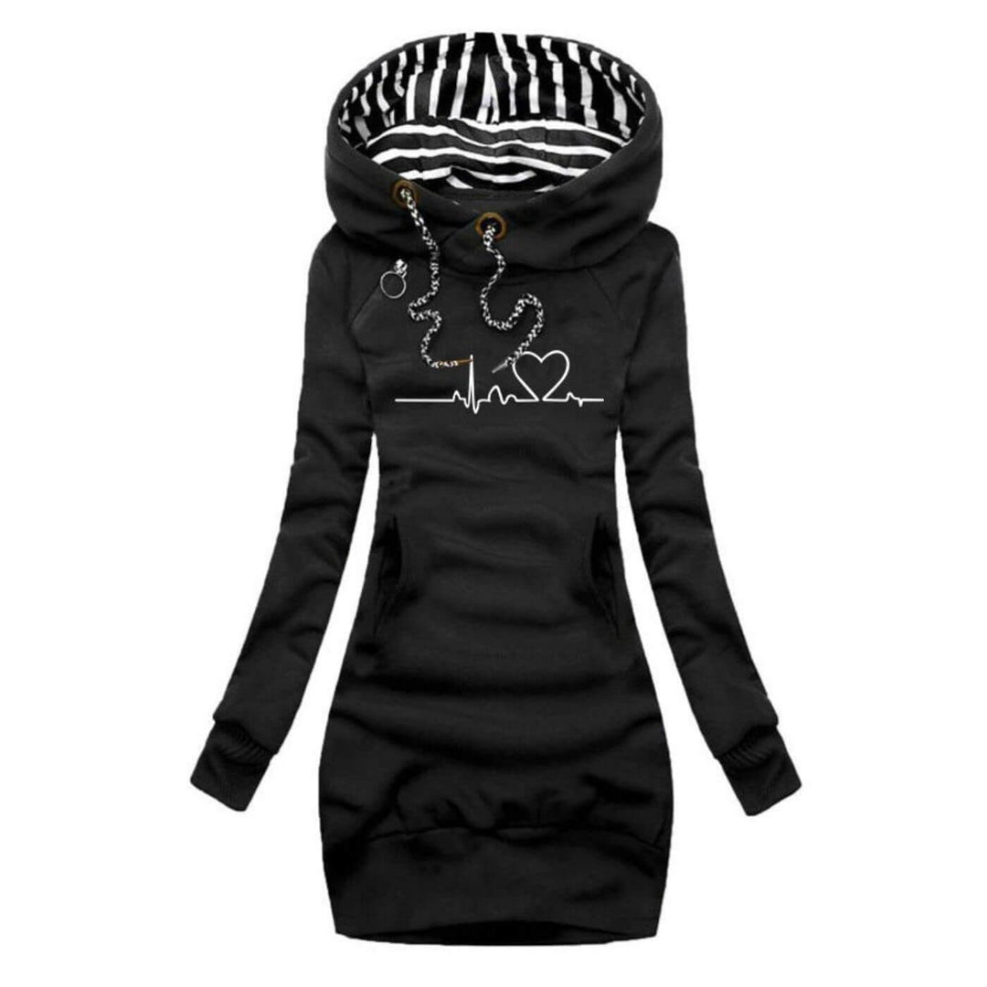 PATRICIA™ – Hooded Sweater Dress