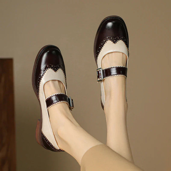 Helen™ | Leather Mary Jane Shoes