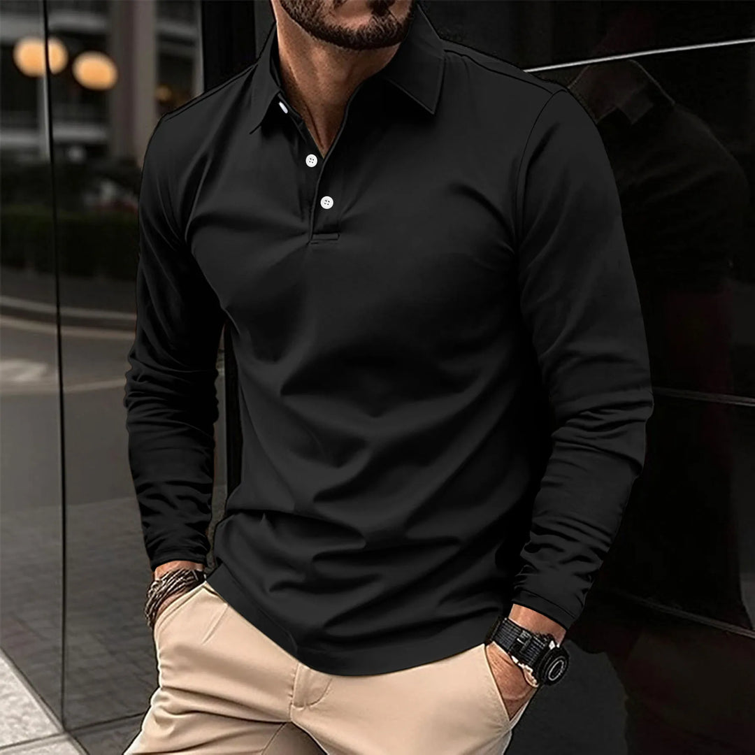 Luca | Classic Long Sleeve Polo
