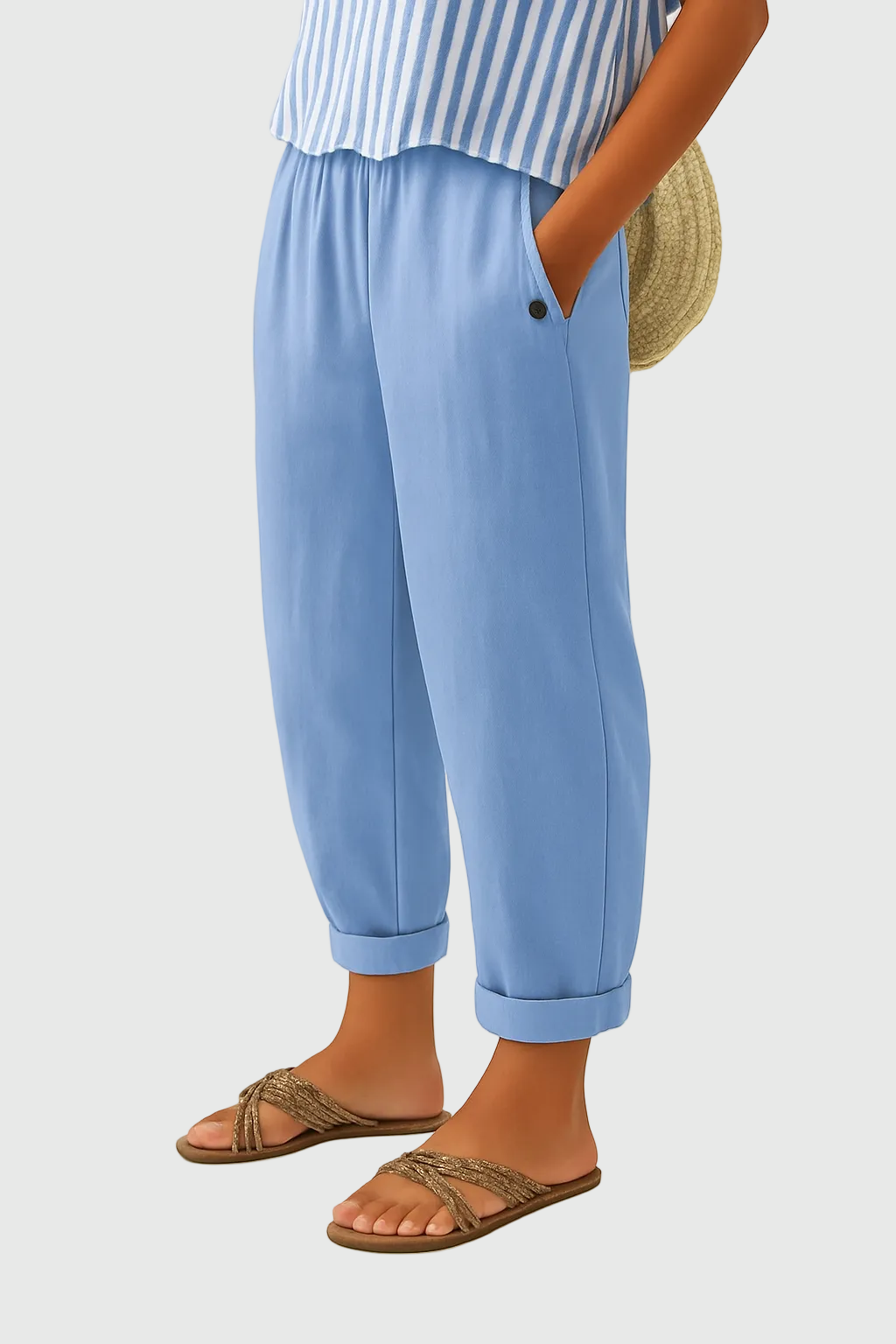Marilyn | Timeless Linen-Cotton Trousers