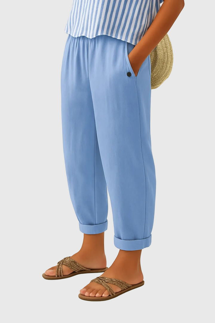 Marilyn | Timeless Linen-Cotton Trousers