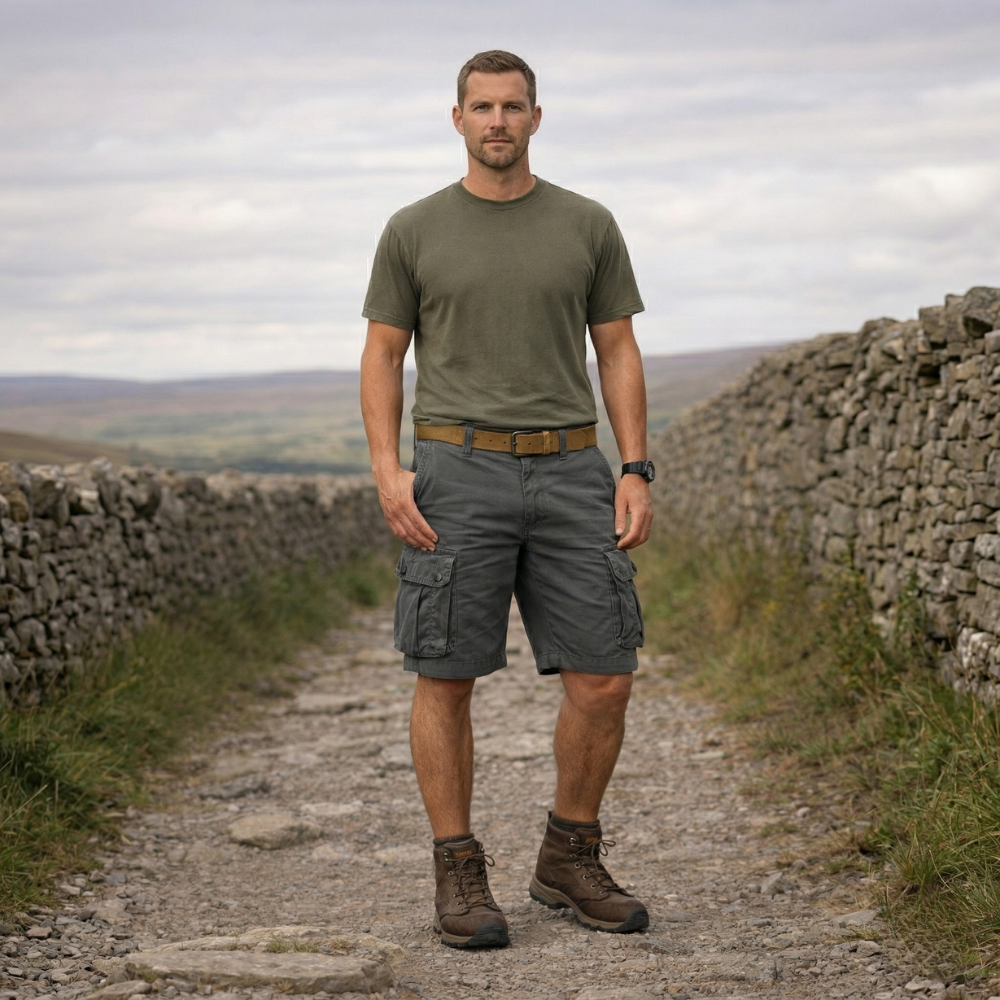Alan - Multi-Pocket Cargo Shorts for Men