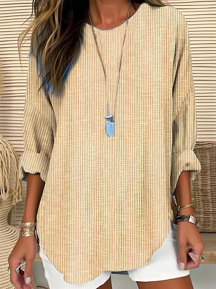 Margaret | Trendy Striped Blouse