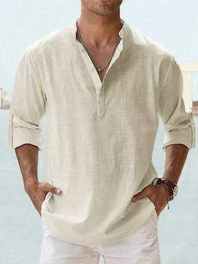 Joshua | Long Sleeve Summer Shirt