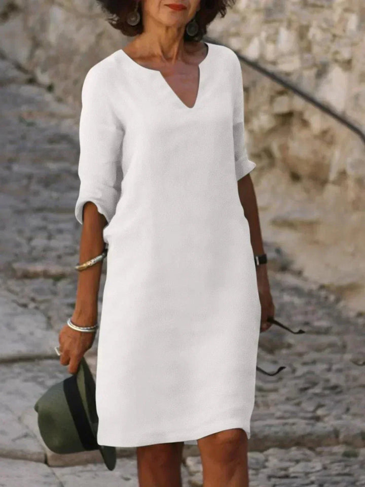 Judith | Relaxed V-Neck Dress
