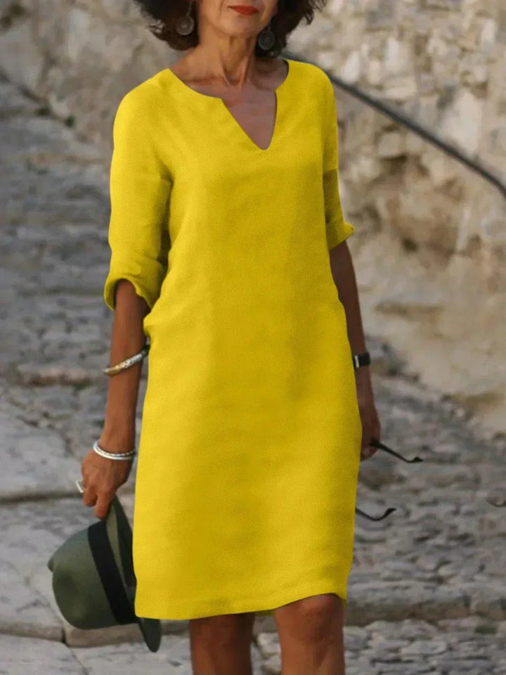 Judith | Relaxed V-Neck Dress
