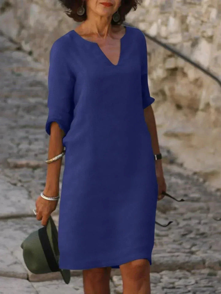 Judith | Relaxed V-Neck Dress