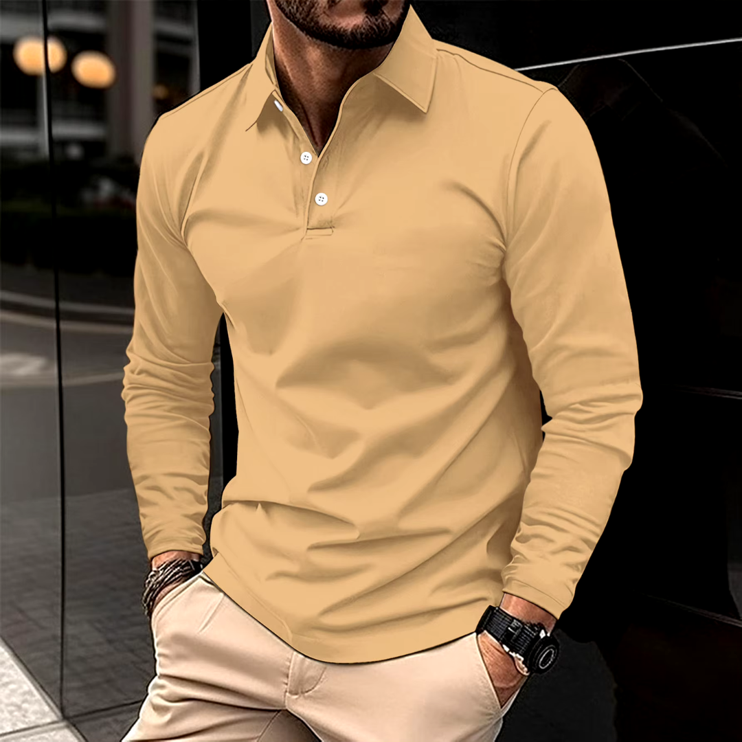 Luca | Classic Long Sleeve Polo