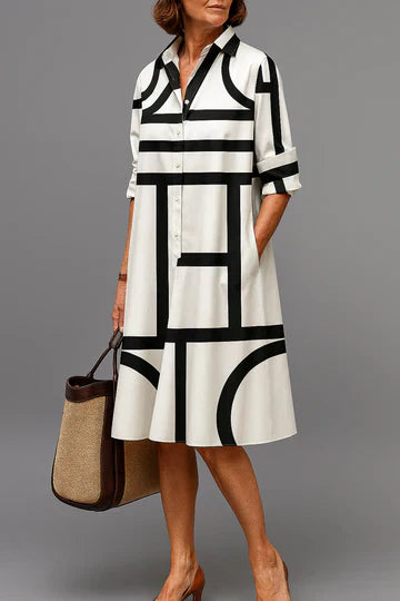 SANDRINE | COMFORTABLE AND ELEGANT POLO DRESS