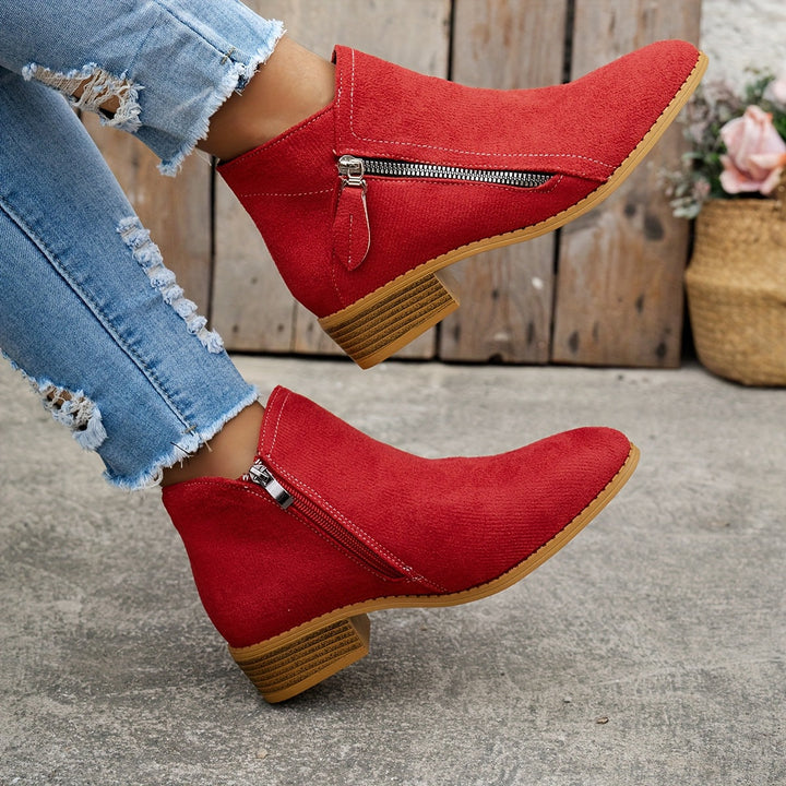 Kathleen | Elegant Comfortable Zipper Shoes