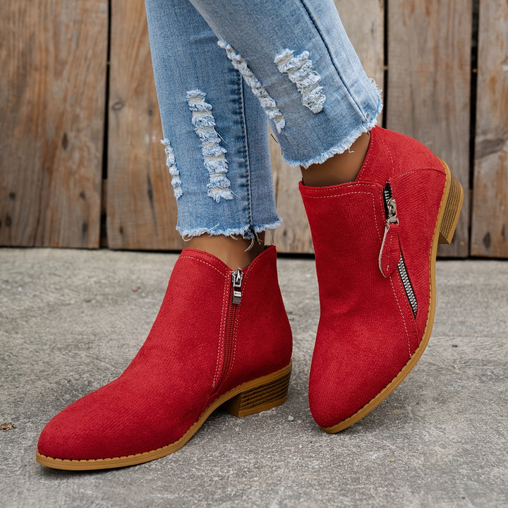 Kathleen | Elegant Comfortable Zipper Shoes