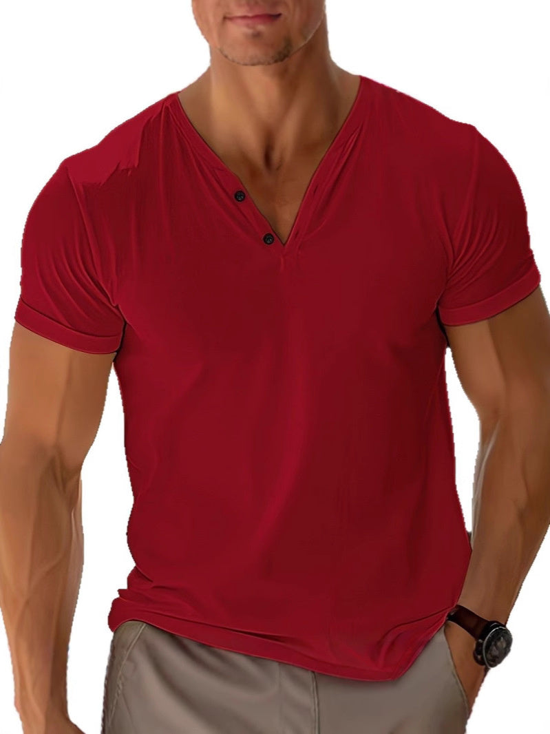 Lawrence | Classic V Neck T Shirt