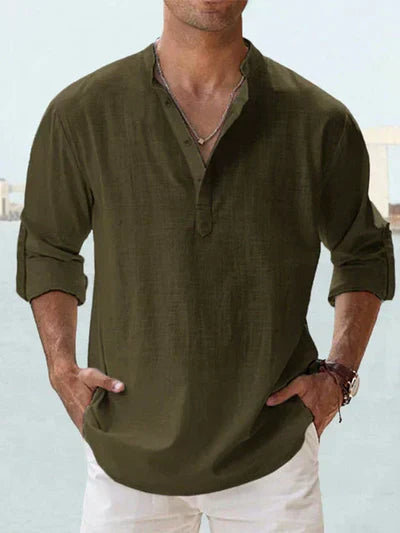 Joshua | Long Sleeve Summer Shirt