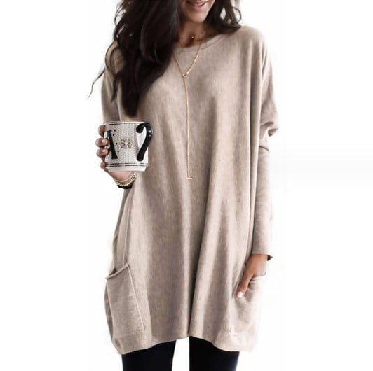 DORIS™ – Comfortable Long Sweater with Pockets for Women