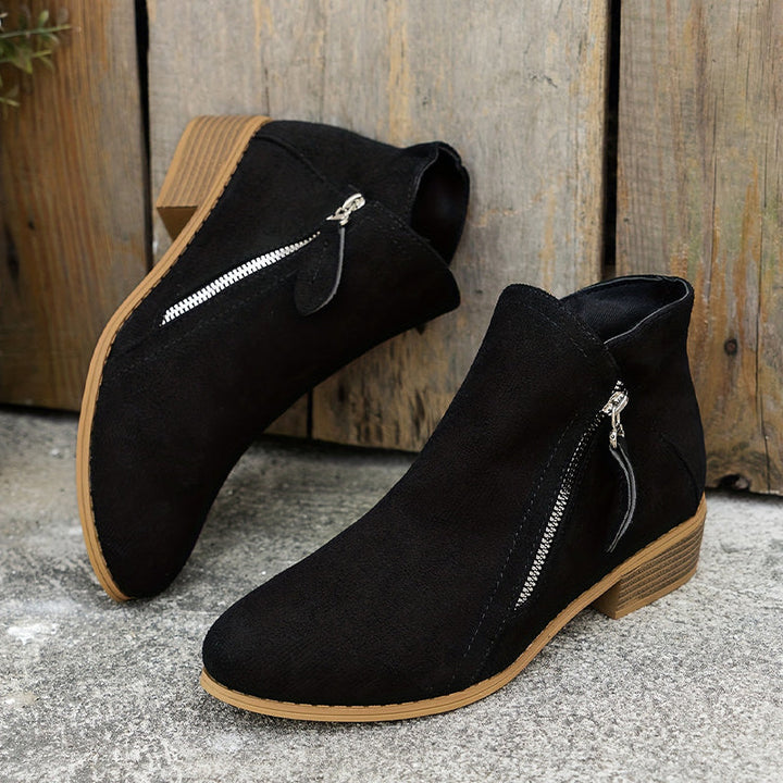 Kathleen | Elegant Comfortable Zipper Shoes