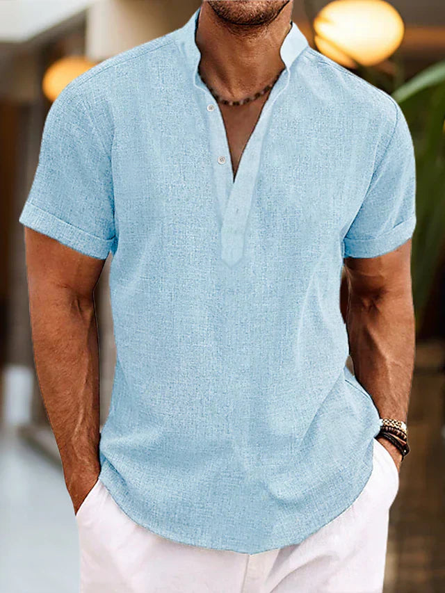 Lawrence | Classic Henley Shirt