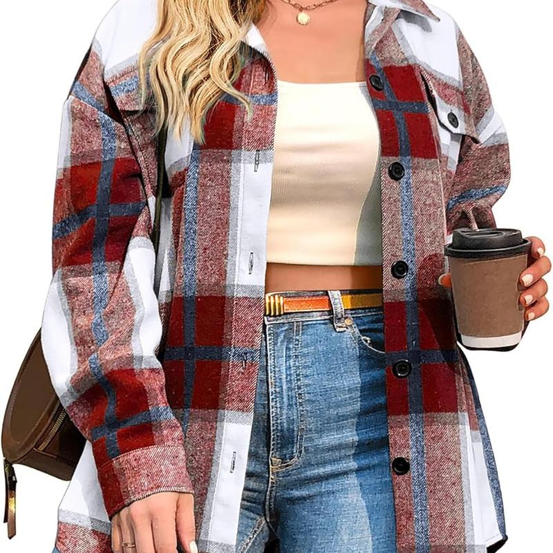 BRIGID™ - Stylish Plus-Size Shacket