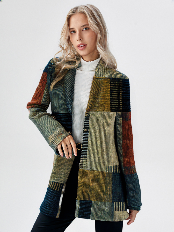 MURIEL™ – Elegant Patterned Blazer for Women