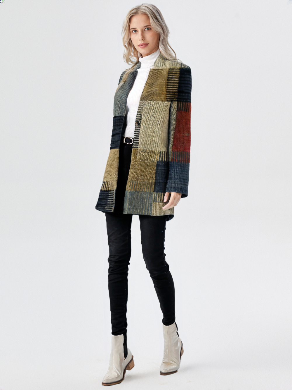 MURIEL™ – Elegant Patterned Blazer for Women