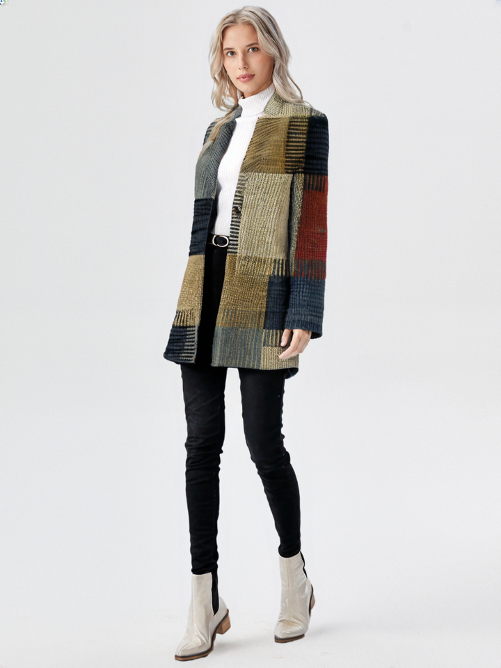 MURIEL™ – Elegant Patterned Blazer for Women