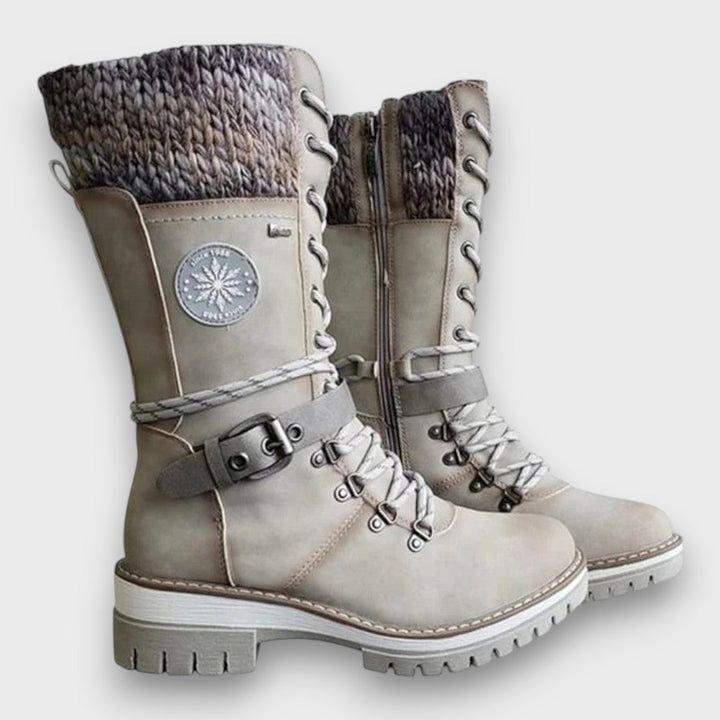 Evelyn™ | Lace-Up Winter Boots