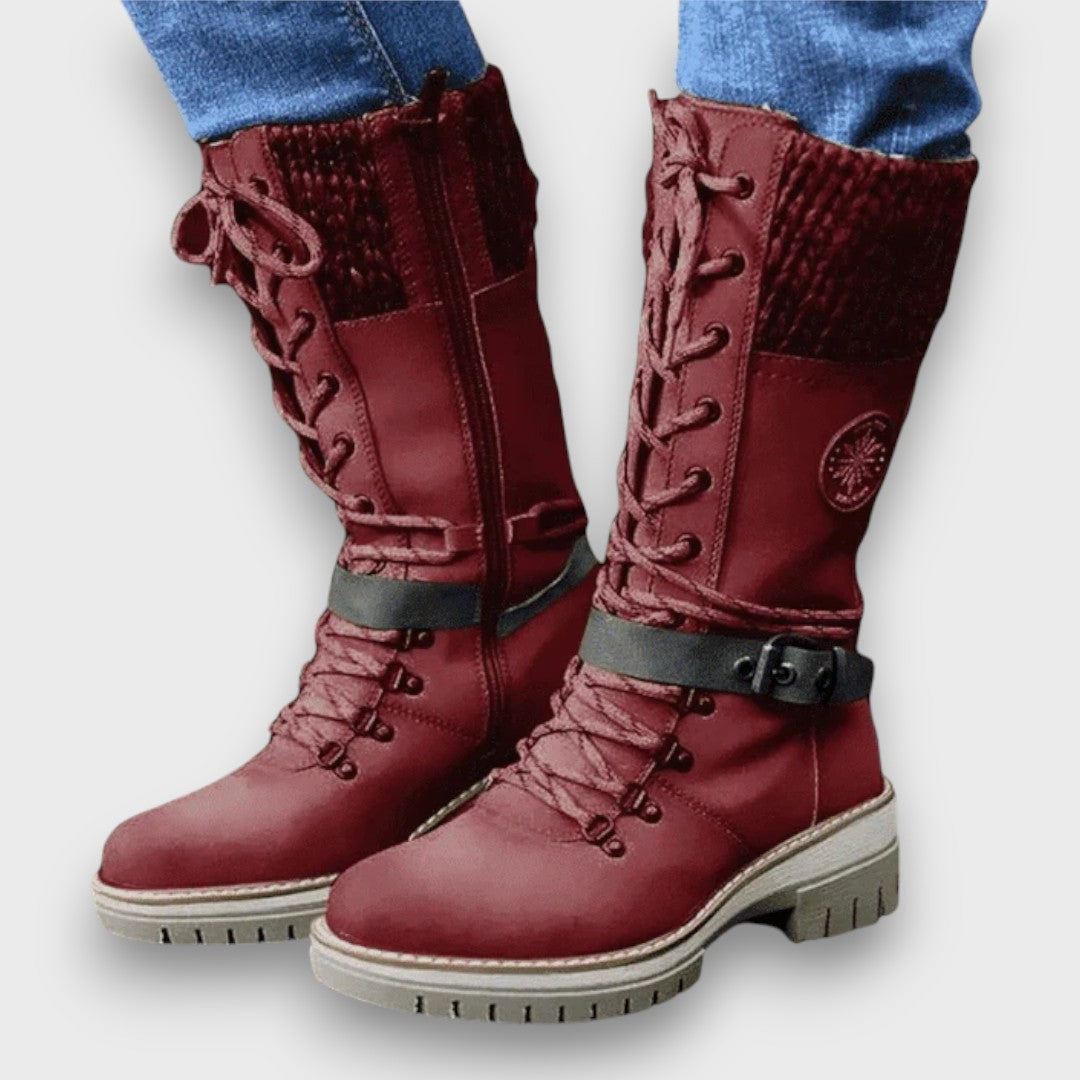 Evelyn™ | Lace-Up Winter Boots