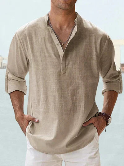 Joshua | Long Sleeve Summer Shirt