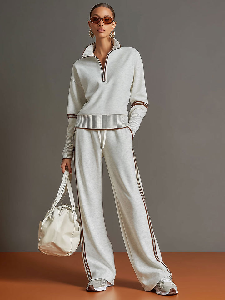 Elaine | Wide-Leg Trouser and Blouse Set