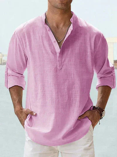 Joshua | Long Sleeve Summer Shirt