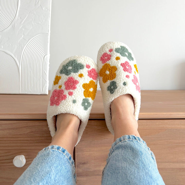 ETHEL™ – Floral Comfort Slippers for Women