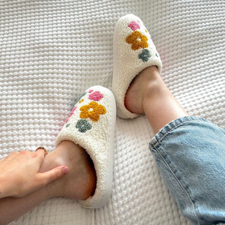 ETHEL™ – Floral Comfort Slippers for Women