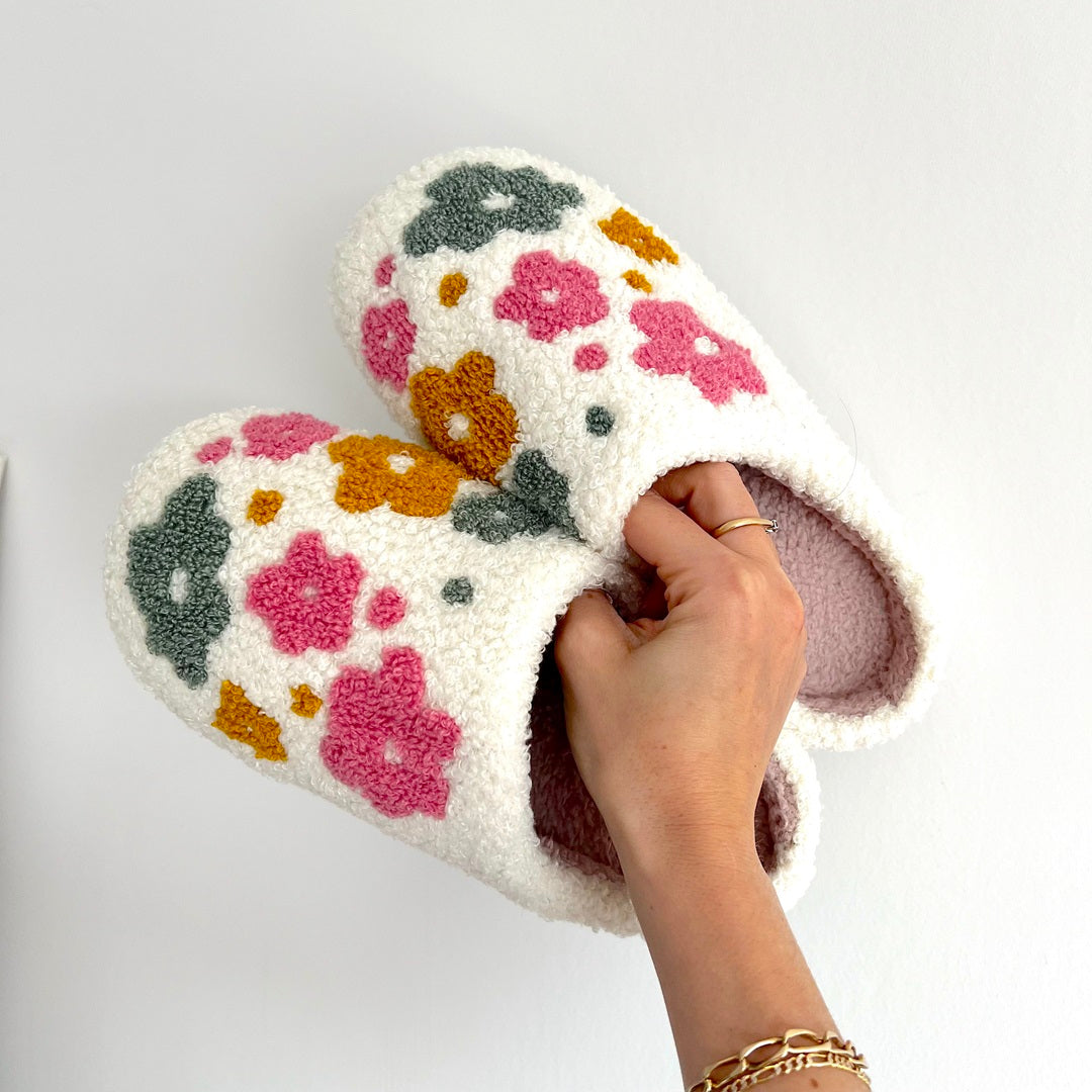 ETHEL™ – Floral Comfort Slippers for Women