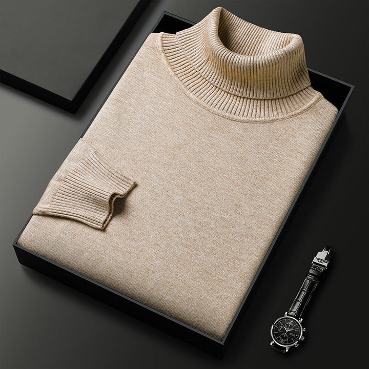 WESLEY™ – Stylish & Elegant Cashmere Turtleneck Sweater for Men