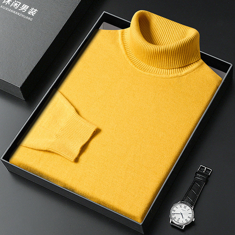 WESLEY™ – Stylish & Elegant Cashmere Turtleneck Sweater for Men